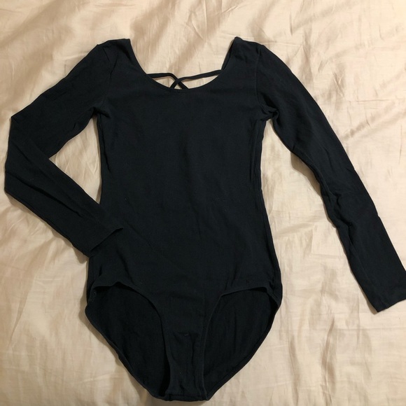 Cotton trestle back long sleeve leotard - Picture 4 of 6